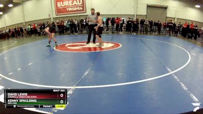 120 lbs Cons. Round 2 - David Lewis, Guerrilla Wrestling (GWA) vs Kenny Spaulding, Red Lion