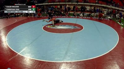 106 lbs Champ. Round 1 - Caleb Weldon, Montana vs Christian Yogi, Hawaii
