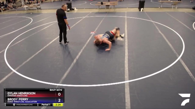 220 lbs Cons. Round 1 - Dylan Henrikson, Kingdom Wrestling vs Brody ...