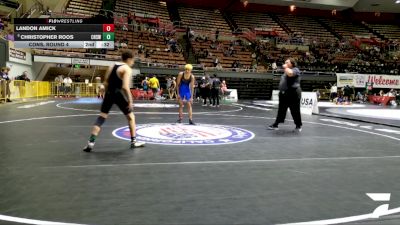 Cadet Boys Lower - 120 lbs Cons. Round 4 - Adam Rezeik, Tri Valley Elite Wrestling Club vs Gurnoor Singh, 209 Wrestling Academy