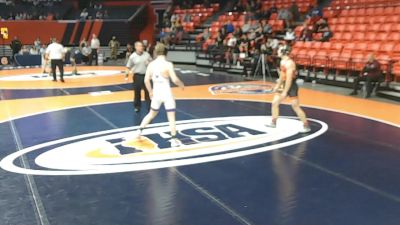 2A 157 lbs Champ. Round 1 - David Albright, Tinley Park (H.S.) vs Brian Hart, Wauconda