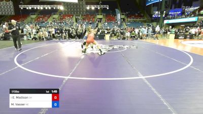 170 lbs Cons 4 - Elizabeth Madison, OH vs Makayla Vasser, NE