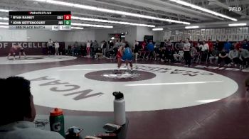 197 lbs 3rd Place Match - John Bettencourt, Johnson & Wales vs Ryan Rainey, Central