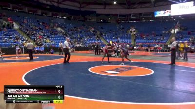 130 lbs Cons. Round 2 - Jalah Wilson, Harvey (Thornton) vs Quincy Onyiaorah, Lansing (Thornton Fractional South)