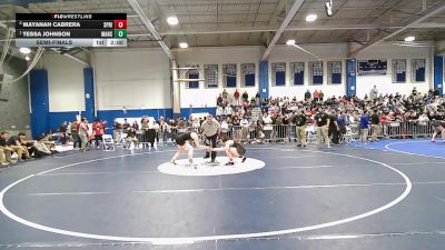 145 lbs Semifinal - Mayanah Cabrera, Springfield Central (W) vs Tessa Johnson, Mansfield