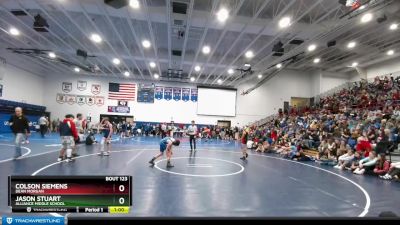 100 lbs Quarterfinal - Colson Siemens, Dean Morgan vs Jason Stuart, Alliance Middle School