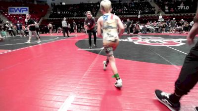 70 lbs Consolation - Miller Wayne Smith, Skiatook Youth Wrestling vs Grady Zinter, Owasso Takedown Club