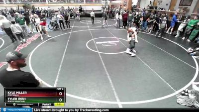 157 lbs Cons. Round 4 - Tyler Irish, Rocky Mountain vs Kyle Miller, Post Falls