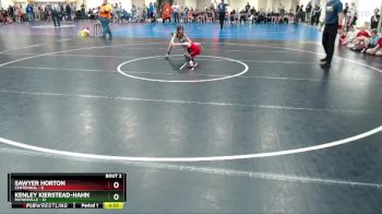 60 lbs Semis (4 Team) - Sawyer Horton, Centennial vs Kenley Kierstead-Hahn, Paynesville