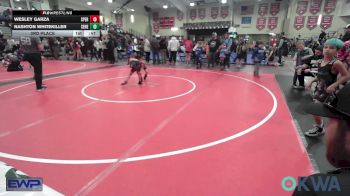 52 lbs 3rd Place - Wesley Garza, Sperry Wrestling Club vs Nashton Whitekiller, Seneca