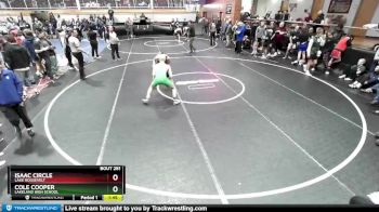 144 lbs Cons. Round 2 - Cole Cooper, Lakeland High School vs Isaac Circle, Lake Roosevelt