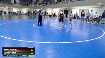 85 lbs Finals (8 Team) - Johnny Heber, HLWW vs Henry Matson, UNC (United North Central)