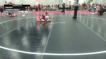 60-65 lbs Quarterfinal - Liam Gatt, Backyard Brawlers vs Cameron Coberly**, Salem Elite