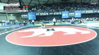 Girls 3A 145 lbs Champ. Round 2 - Heidy Ruiz Hernandez, Auburn Mountainview (Girls) vs Joreena-Lynn Tupai, Lincoln (Tacoma) (Girls)