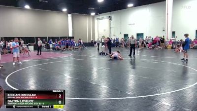 113 lbs Round 3 (16 Team) - Keegan Dresslar, Indiana Smackdown Gold vs Dalton Lovejoy, Nebraska Green Machine (Dev B)