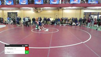 132 lbs Consi Of 32 #2 - Xavier Parsons, Essex Tech/Masco Co-Op vs James Hoyt, Hopkinton