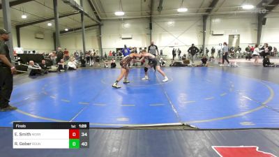 160 lbs Final - Emery Smith, Morris Fitness Wrestling Club - (A) vs Reid Gober, Roundtree Wrestling Academy