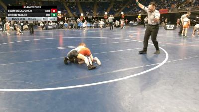 70 lbs Round Of 32 - Sean McLaughlin, Council Rock vs Brock Taylor, Beth Center