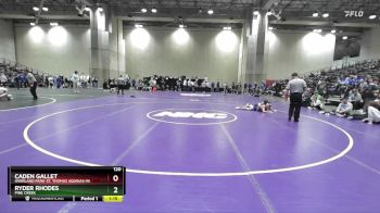 120 lbs Quarterfinal - Caden Gallet, Overland Park-St. Thomas Aquinas HS vs Ryder Rhodes, Pine Creek
