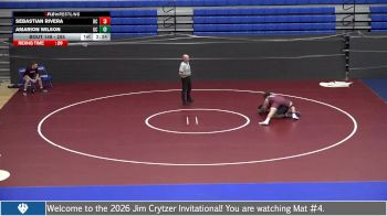 285 lbs Cons. Round 1 - Amarion Wilson, Greensboro College vs Sebastian Rivera, Roanoke College