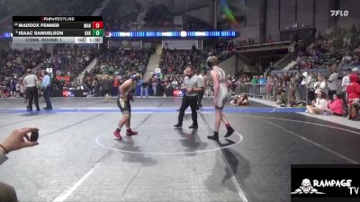 140 lbs Cons. Round 1 - Maddox Fenner, Manhattan vs Isaac Samuelson, Oakley