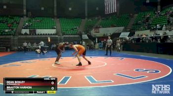 220 lbs Cons. Semi - Dean Boxley, Alexandria HS vs Braxton Harmon, Lincoln