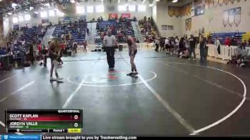 113 lbs Quarterfinals (8 Team) - Jordyn Valle, Hernando vs Scott Kaplan, Palm Bay