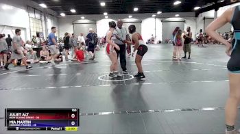 165 lbs Round 5 (8 Team) - Juliet Alt, MGW Slaying Sirens vs Mia Martin, Cordoba Trained