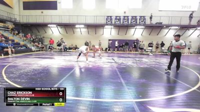 138 lbs Champ. Round 1 - Dalton Devin, Manhattan Wrestling Club vs Chaz Erickson, Hammers Wrestling Club