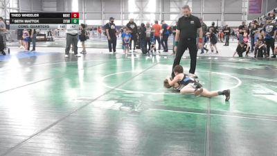 62 lbs Cons. Quarters - Seth Mattox, Scrap Yard Garage Wrestling vs Theo Wheeler, Montana