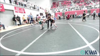 52 lbs Consi Of 8 #2 - Jasper McKisson, Perry Wrestling Academy vs Harrison Moser, Blackwell Wrestling Club