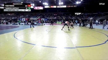 165 lbs 3rd Place Match - Fabi Pierce, Buhl vs Samson Castillo, Bishop Kelly