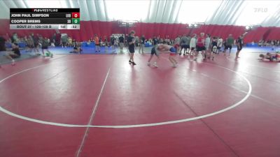 126-128 B Round 3 - Cooper Brems, Xavier-Cedar Rapids vs John Paul Simpson, Lodi