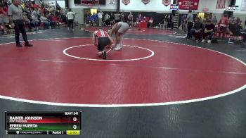 150 lbs Round 4 - Rainer Johnson, Fort Madison vs Efren Huerta, Ottumwa