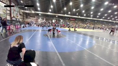 82 lbs Cons. Round 1 - Mira Wagner, Sioux Valley Wrestling vs Kinley Coles, Gorilla Wrestling Club