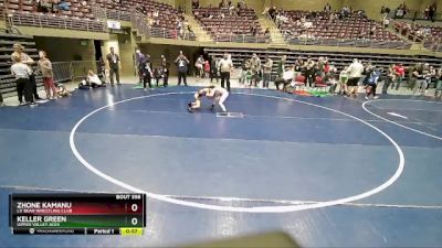 66 lbs 3rd Place Match - Keller Green, Upper Valley Aces vs Zhone Kamanu, LV Bear Wrestling Club