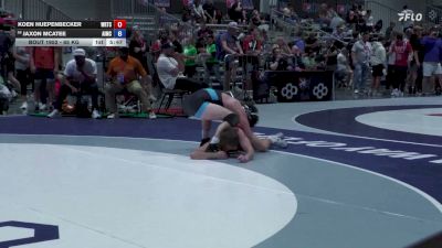 65 kg Cons. Rd Of 64 - Koen Huepenbecker, Warrior Regional Training Center vs Jaxon McAtee, Askeo International Mat Club