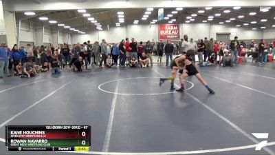 67 lbs Cons. Round 2 - Rowan Navarro, Great Neck Wrestling Club vs Kane Houchins, River City Wrestling LLC