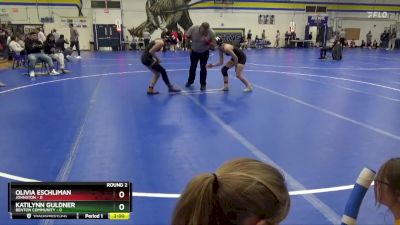 110 lbs Round 2 (6 Team) - Katilynn Guldner, Benton Community vs Olivia Eschliman, Johnston