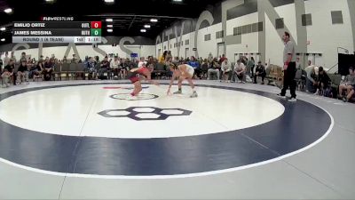 80 lbs Round 1 (6 Team) - James Messina, Ruthless Wrestling Club vs Emilio Ortiz, Indiana Outlaws