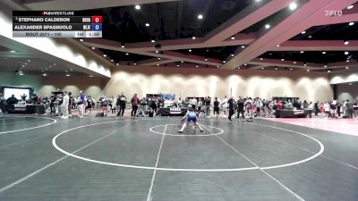 100 lbs Cons. Round 3 - Stephano Calderon, South Carolina vs Alexander Spagnuolo, New Jersey