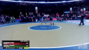 140 lbs Cons. Round 2 - Vivienne Gitke, Bennett vs Aneesa Chavez, Fort Lupton