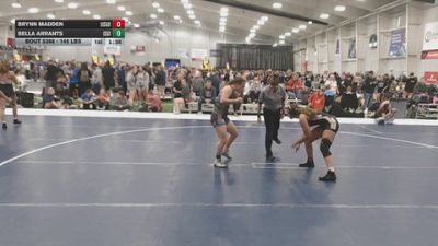 145 lbs Champ. Rd Of 32 - Brynn Madden, USA Gold vs Bella Arrants, Island Girls