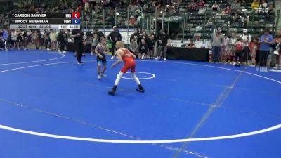 67 lbs Champ. Round 2 - Carson Sawyer, Hawkeye Wrestling Academy vs Macoy Heishman, Big Game Wrestling Club