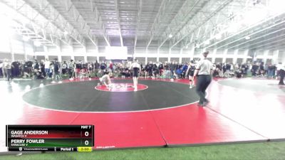 106 V Quarterfinal - Gage Anderson, Wasatch V vs Perry Fowler, Syracuse V