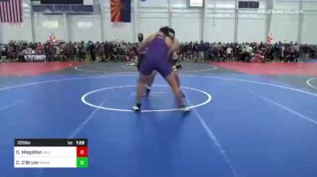 285 lbs Round Of 16 - Oscar Magallon, Ukiah WC vs Connor O'Bryan, Newberg