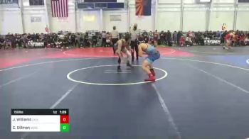 156 lbs Quarterfinal - Jared Williams, Ukiah WC vs Connor Dillman, NorCal All-Stars