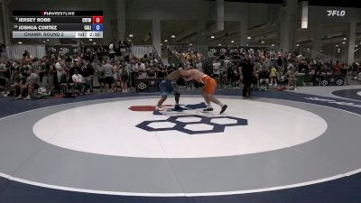 86 lbs Champ. Round 2 - Jersey Robb, Cowboy RTC/ Titan Mercury Wrestling Club (TMWC) vs Joshua Cortez, California