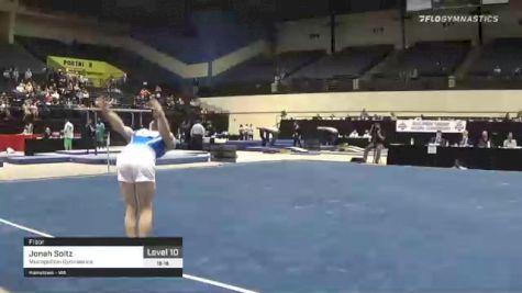 Jonah Soltz - Floor, Metropolitan Gymnastics - 2021 USA Gymnastics Development Program National Championships