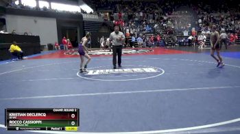 103 lbs Champ. Round 2 - Rocco Cassioppi, Hononegah WC vs Kristian DeClercq, ISI WC